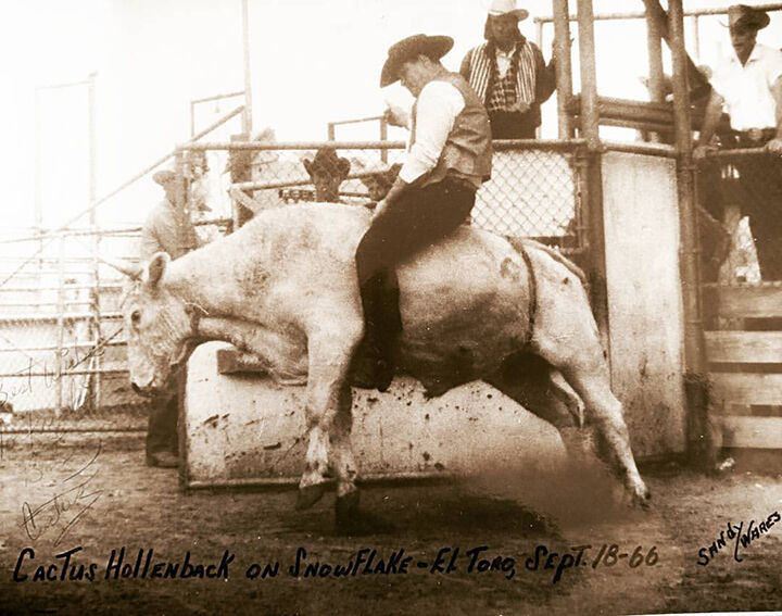 Gerald Hollenback bullriding